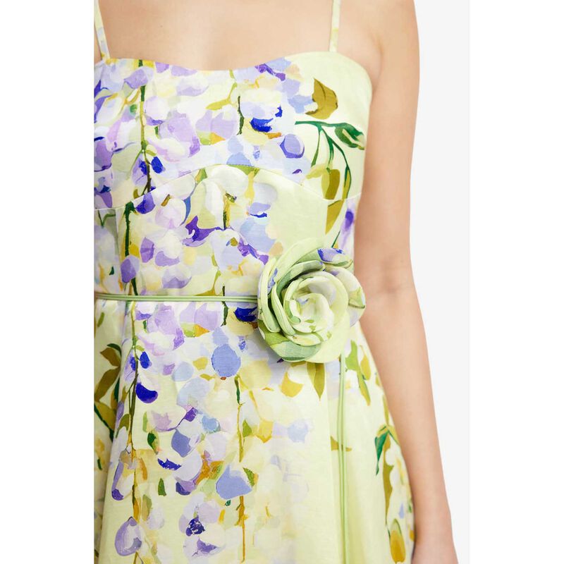 LEO LIN Mariela Midi Dress - Wisteria Print image number 2